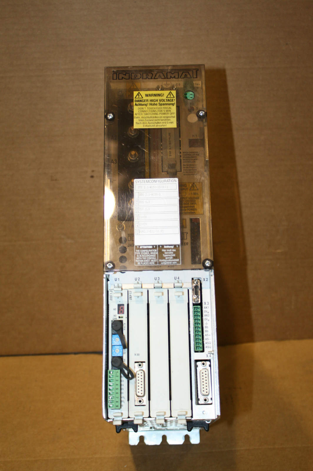 INDRAMAT DDS2.1-W150-D AC SERVO DRIVE