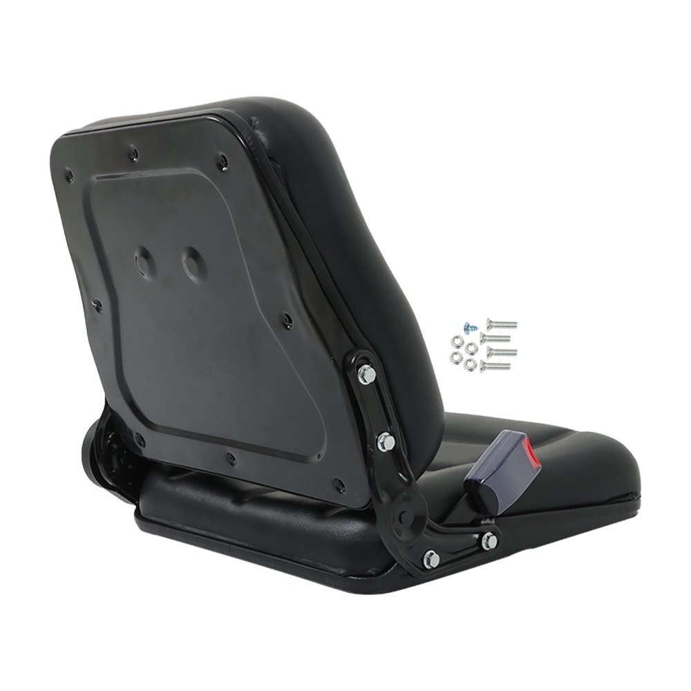 Universal Adjustable Forklift Tractor Seat Suspension Seat w/Safety Belt