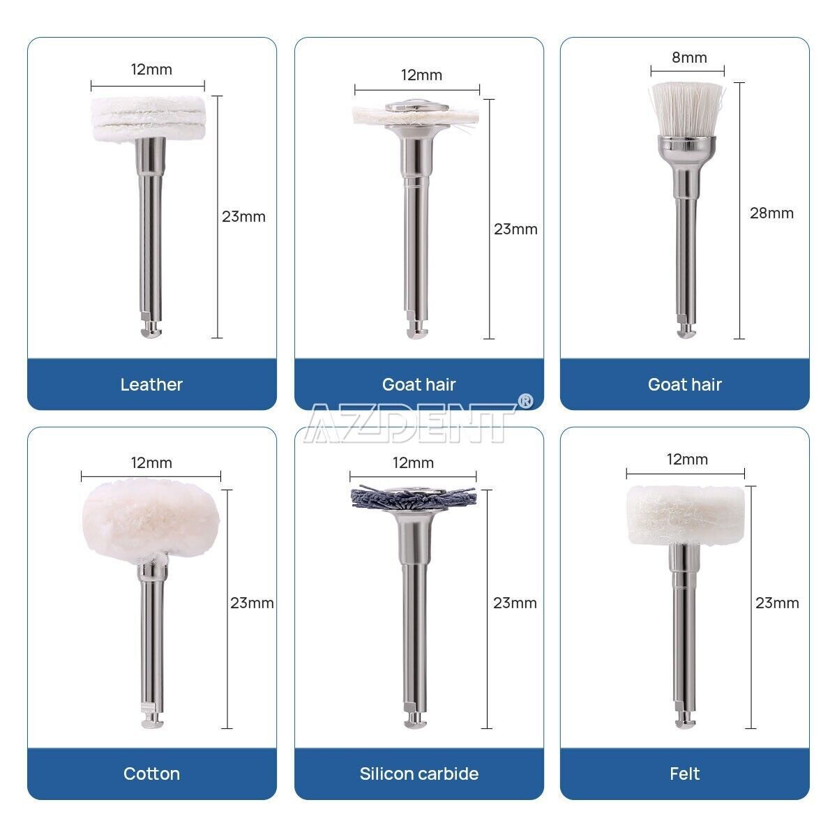 Kit de acabado de pulido compuesto Dental Composite Polishing Kit RA 2.35MM
