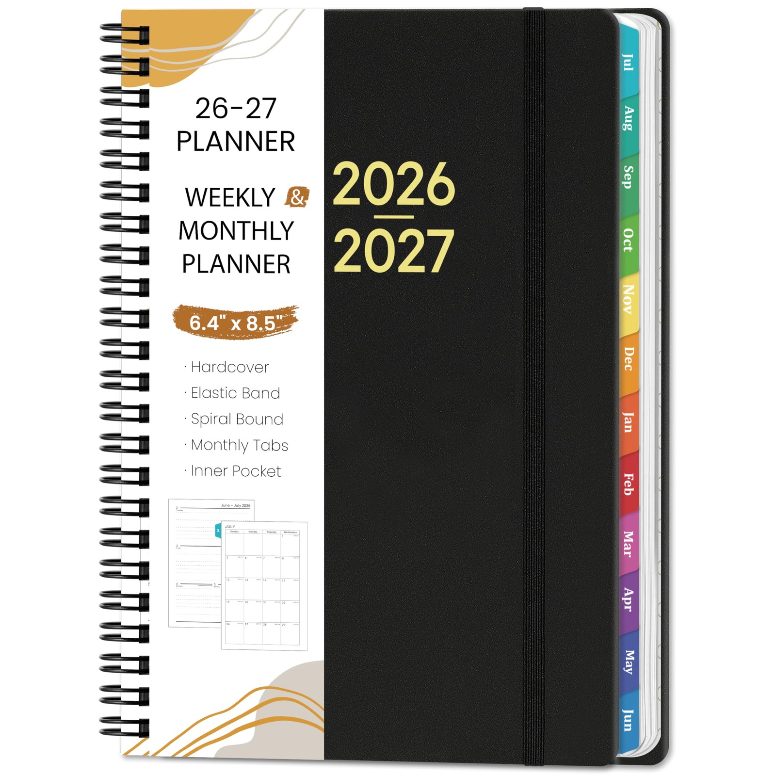 Planner 2026-2027 – Planner 2026-2027 Weekly and Monthly from Jul. 2026