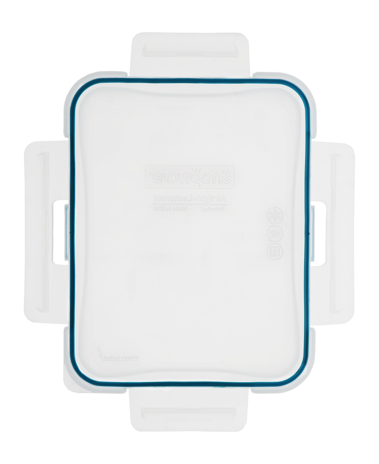 Snapware 7211R 6 Cup Total Solutions Clear Lid W/Juniper Green Gasket – Made in