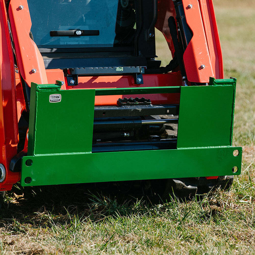 Titan Attachments Quick Tach Adapter Fits Skid Steer and Converts to a Hook and