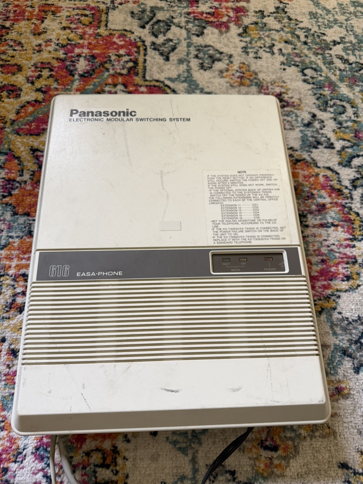 Panasonic 616 Easa-Phone KX-T61610 Electronic Modular Switching System