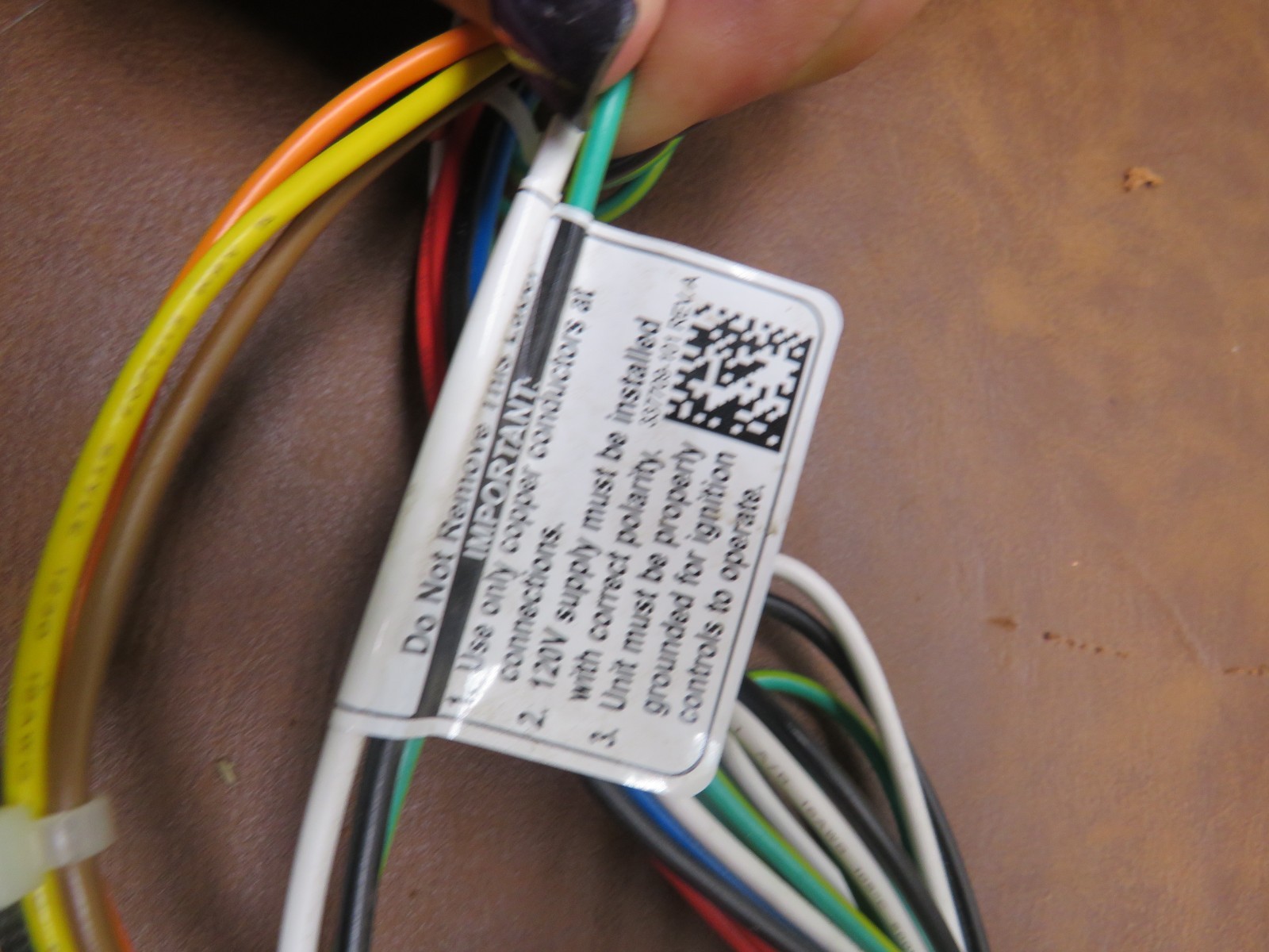 ICP/CARRIER FURNACE WIRING HARRNESS PT#337709-101 LOCATI 1-1-2-10-5
