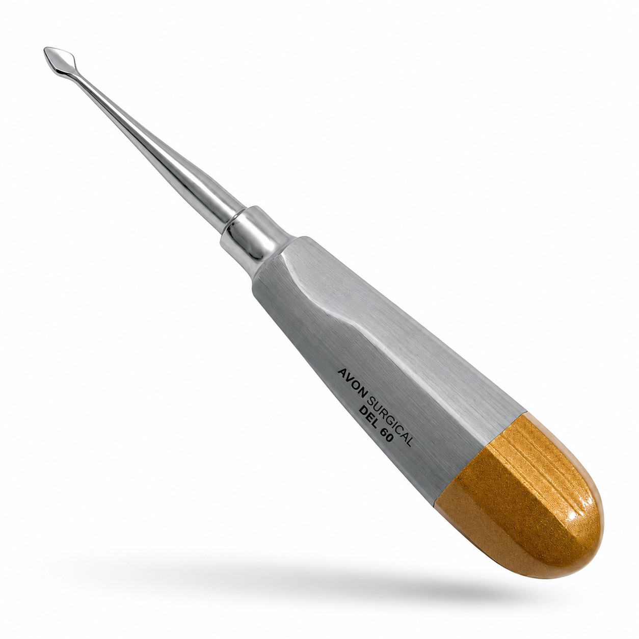 2 EA German Dental Tooth Surgery Straight Spade Concave Root Tip Elevator #60