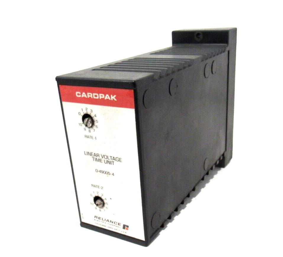 USED RELIANCE ELECTRIC 0-49005-4 LINEAR VOLTAGE TIME UNIT 0490054