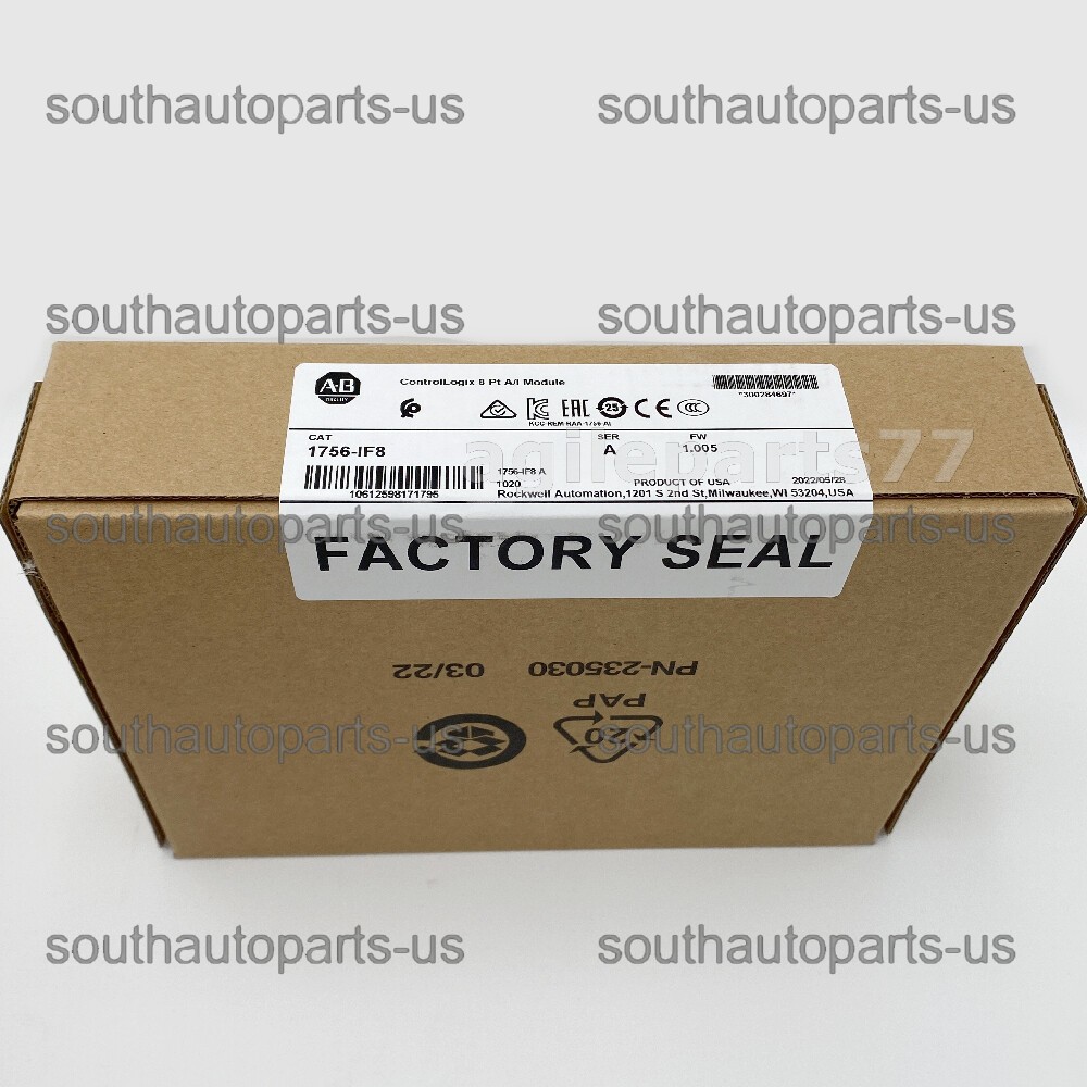 NEW OPEN BOX 1756-IF8 AB ControlLogix Point A/I Module 2023 1756IF8 US Stock
