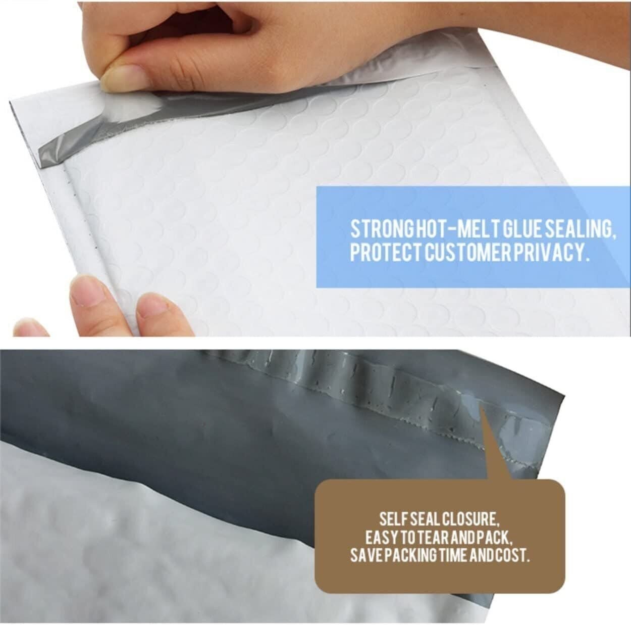 100 #5 10.5×16 Poly Bubble Padded Envelopes Mailers Case 10.5″x16″