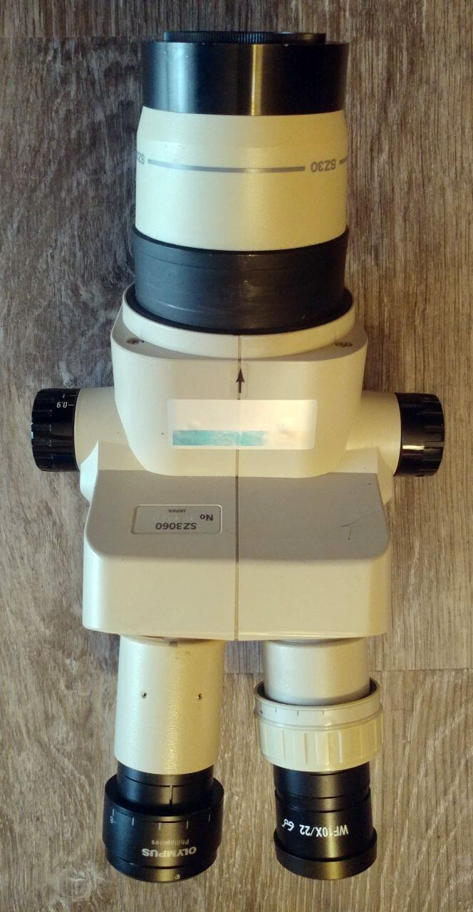 Lot, Nikon SMZ-645, Olympus SZ3060 Stereozoom Microscopes, Olympus Stand, lights