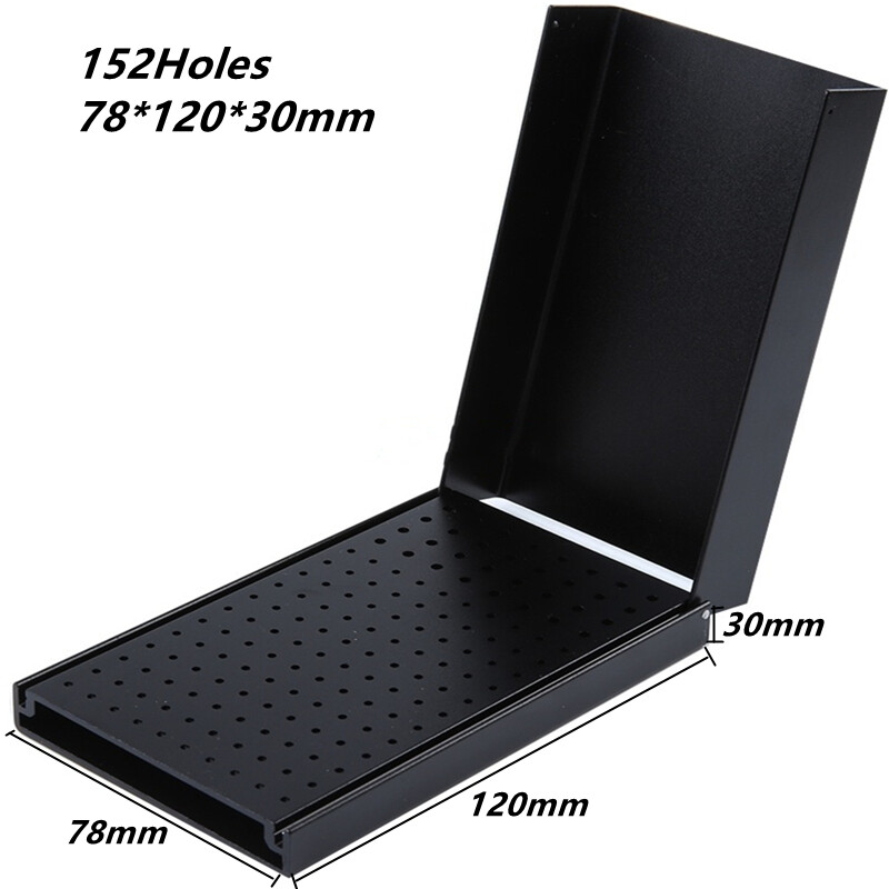 152 Holes Autoclave Dental Burs Cleaning Stand Bur Holder Organizer Box Block