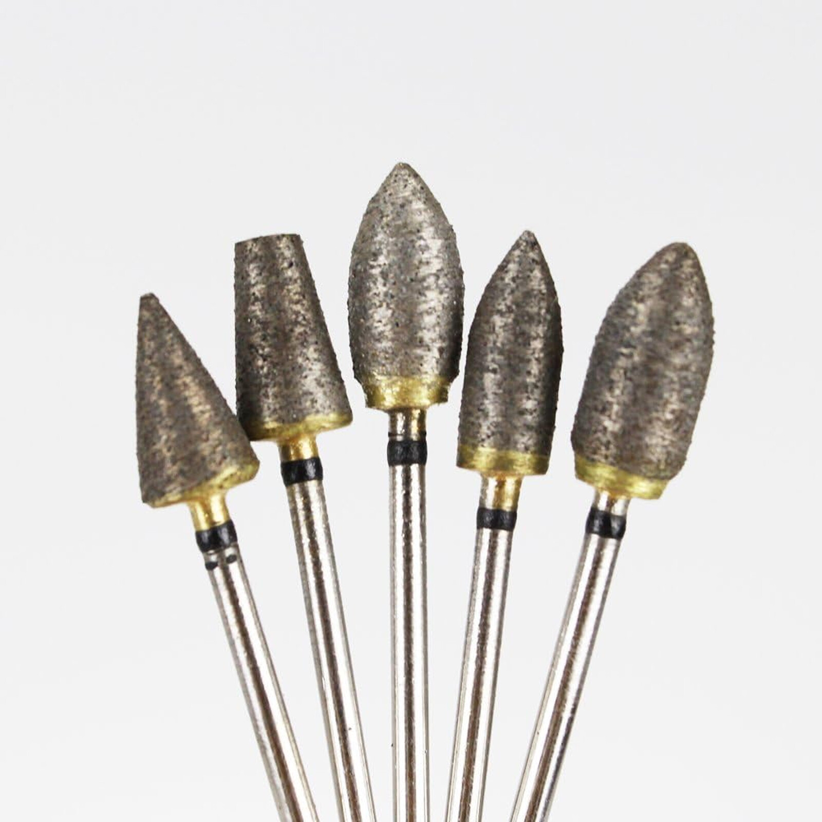10pcs 2.35mm Dental Lab Polishing Burr Fully-Sintered Diamond Burs Tooth Drills