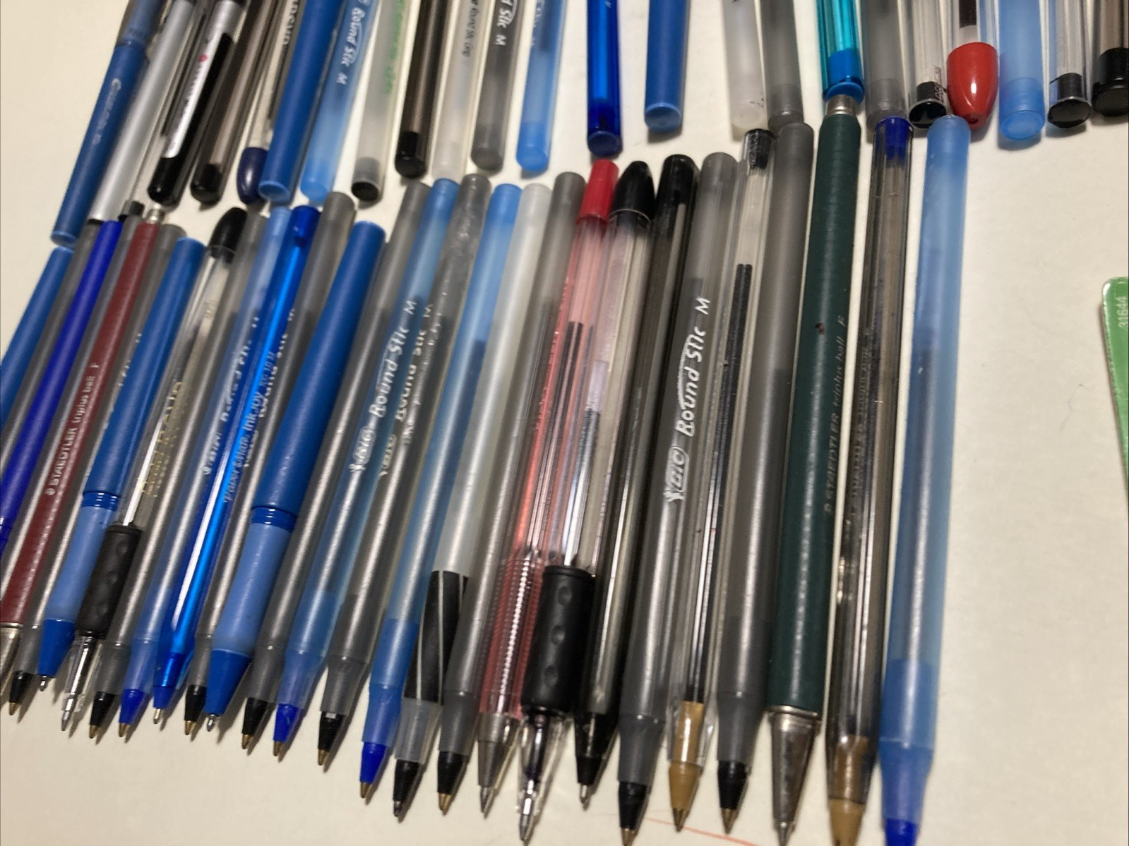 Lot of 120 Ballpoint Pens Assorted Paper Mate BIC Foray Staedtler Pentel more