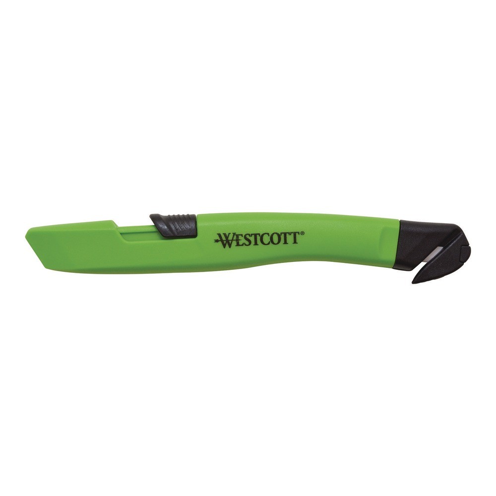 Westcott 17969 0.5″ Blade x 5.7″ Handle Safety Ceramic Box Cutter – Green New