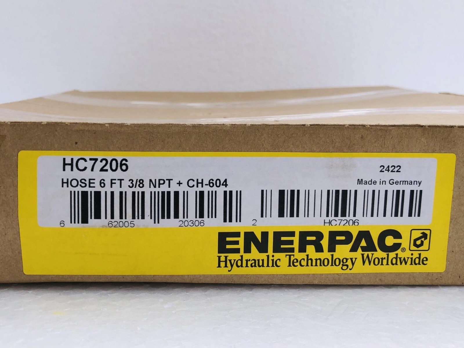 Enerpac HC7206 Hydraulic Hose 6 Ft. 3/8″ NPT + CH-604 700 Bar/ 10,000 PSI
