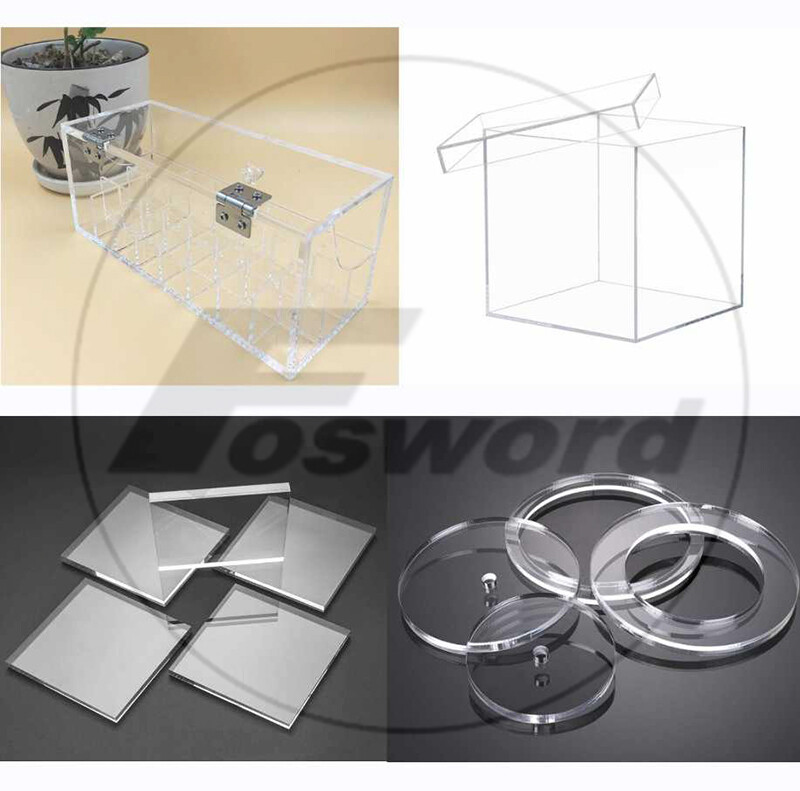 Clear Acrylics Sheets Cut To Size Hard Plastic Plate 100 -300mm Thick 1mm -20mm