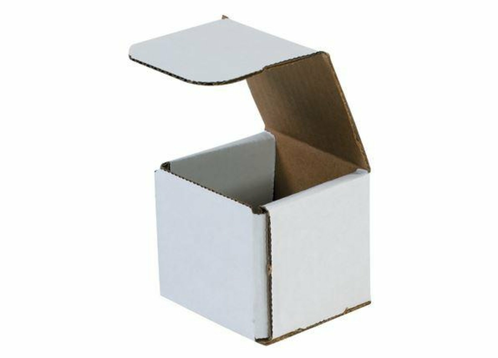 Pick Size & Pack White Corrugated Mailers Strong Folding Boxes Crush Resistant