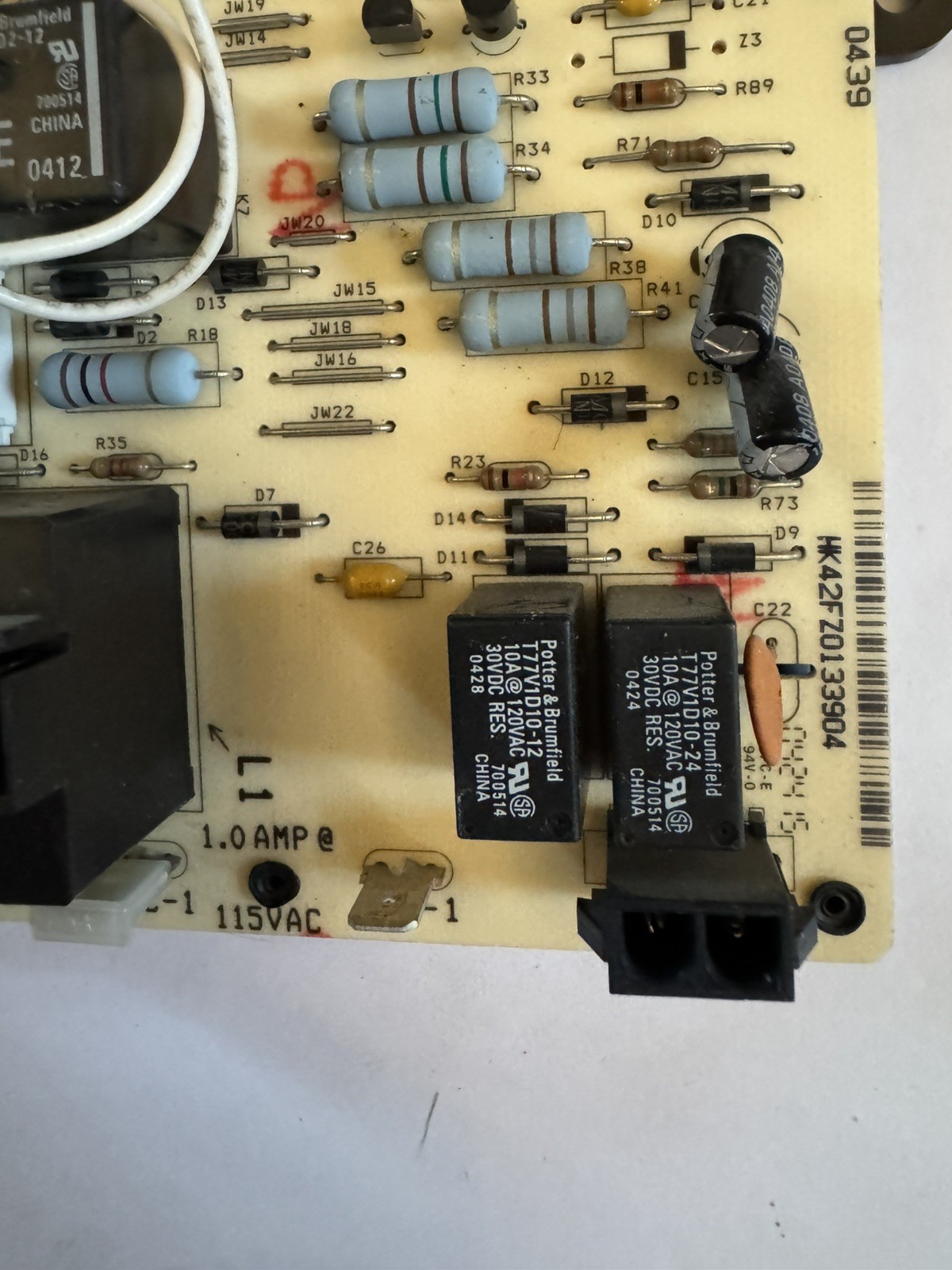 HK42FZ0133904 Carrier Bryant CEPL130438-01 Furnace Control Board