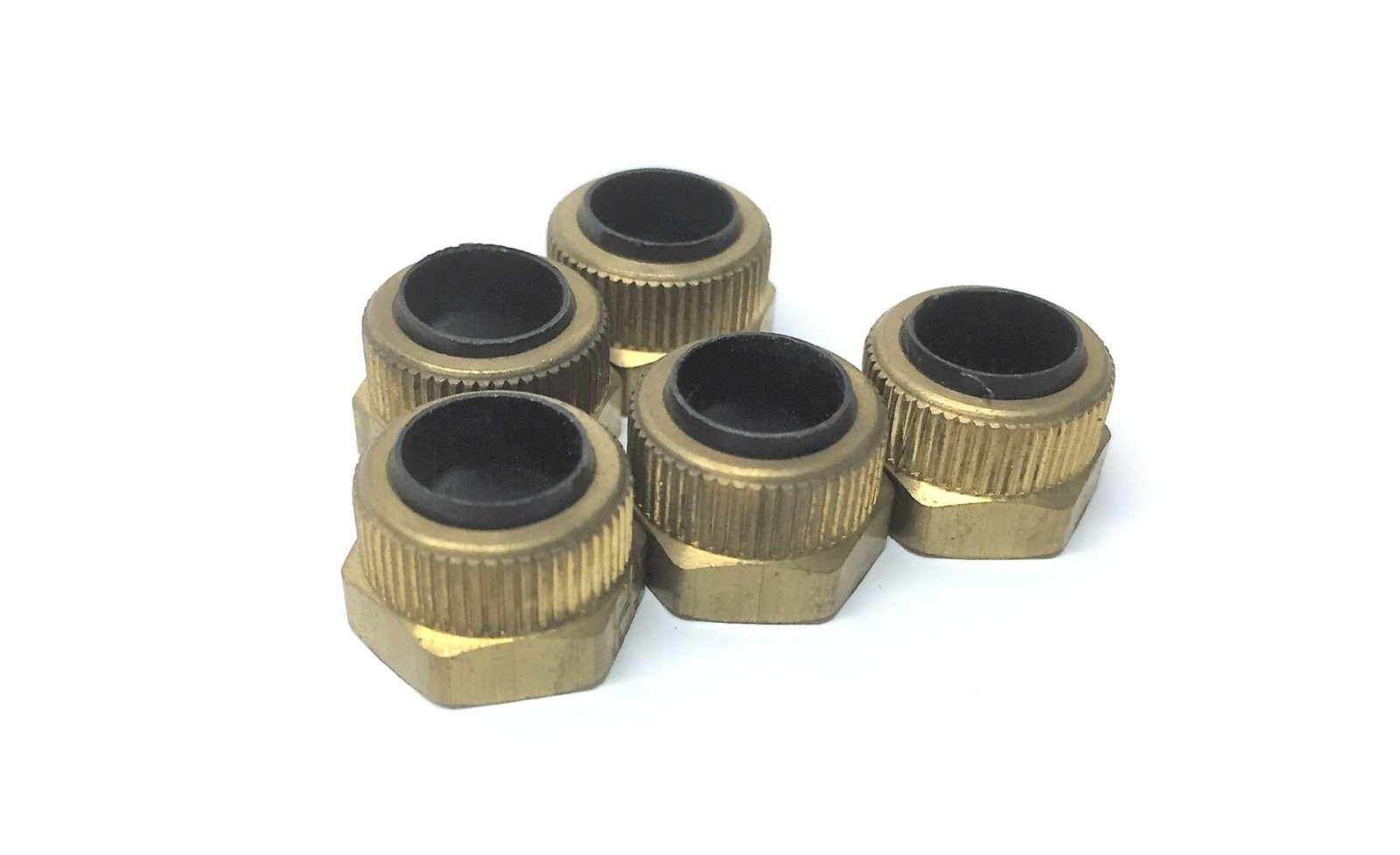 Unbranded/Generic 5/16″ Brass Nut & Sleeve [Lot of 5] NOS
