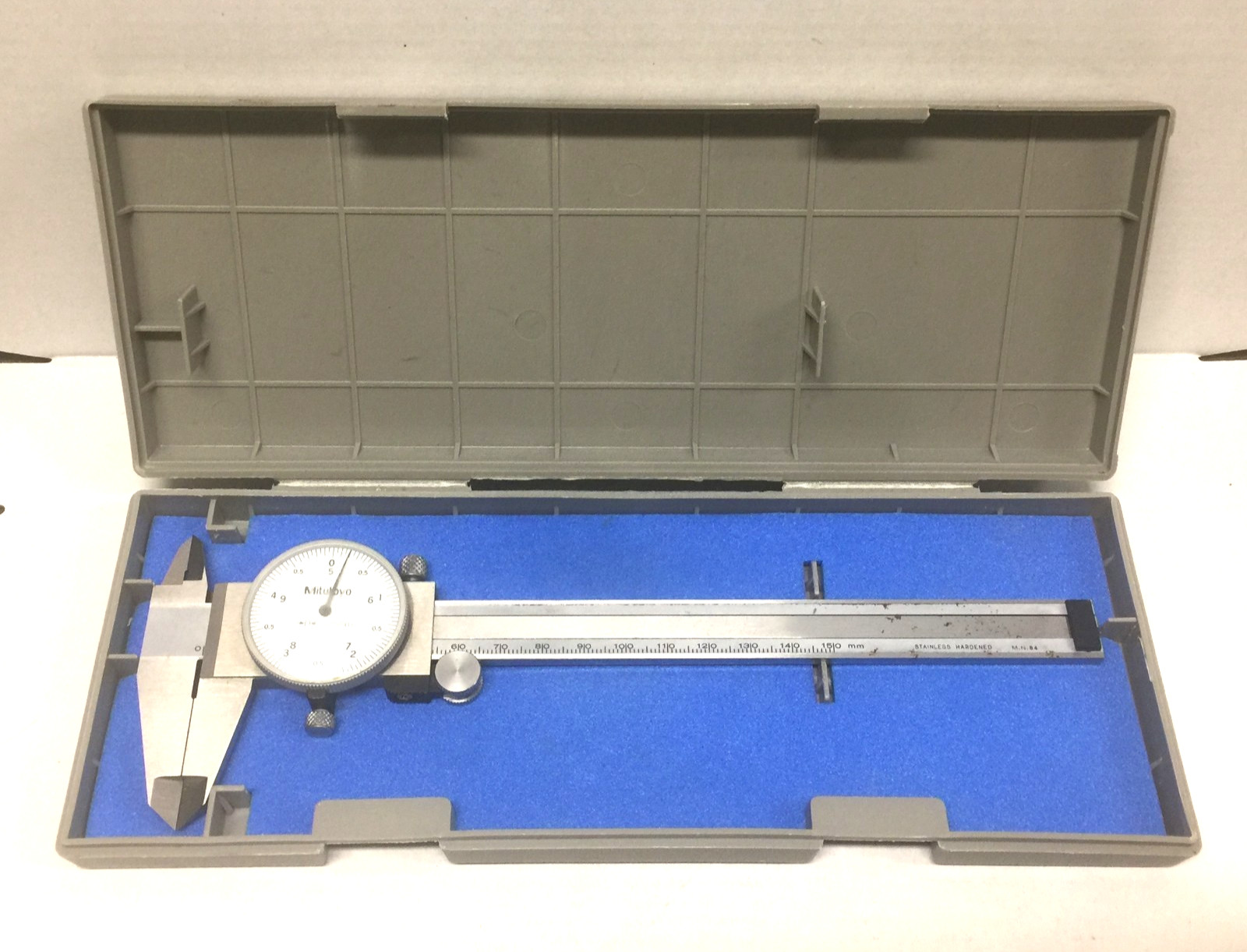 Mitutoyo Dial Vernier Caliper 505-633-50 D15 150mm 0.05mm Made in Japan