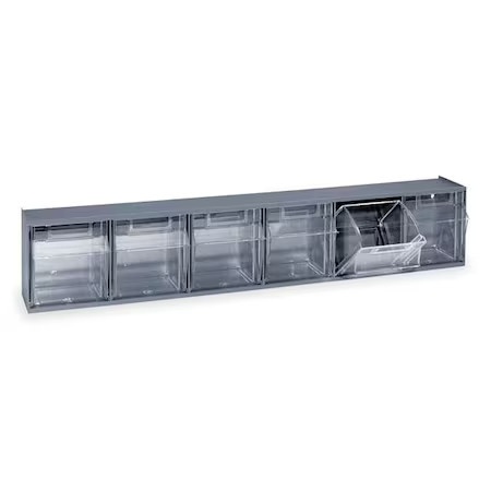 Quantum Storage Systems Qtb306gy Plastic Tip-Out Bin Gray