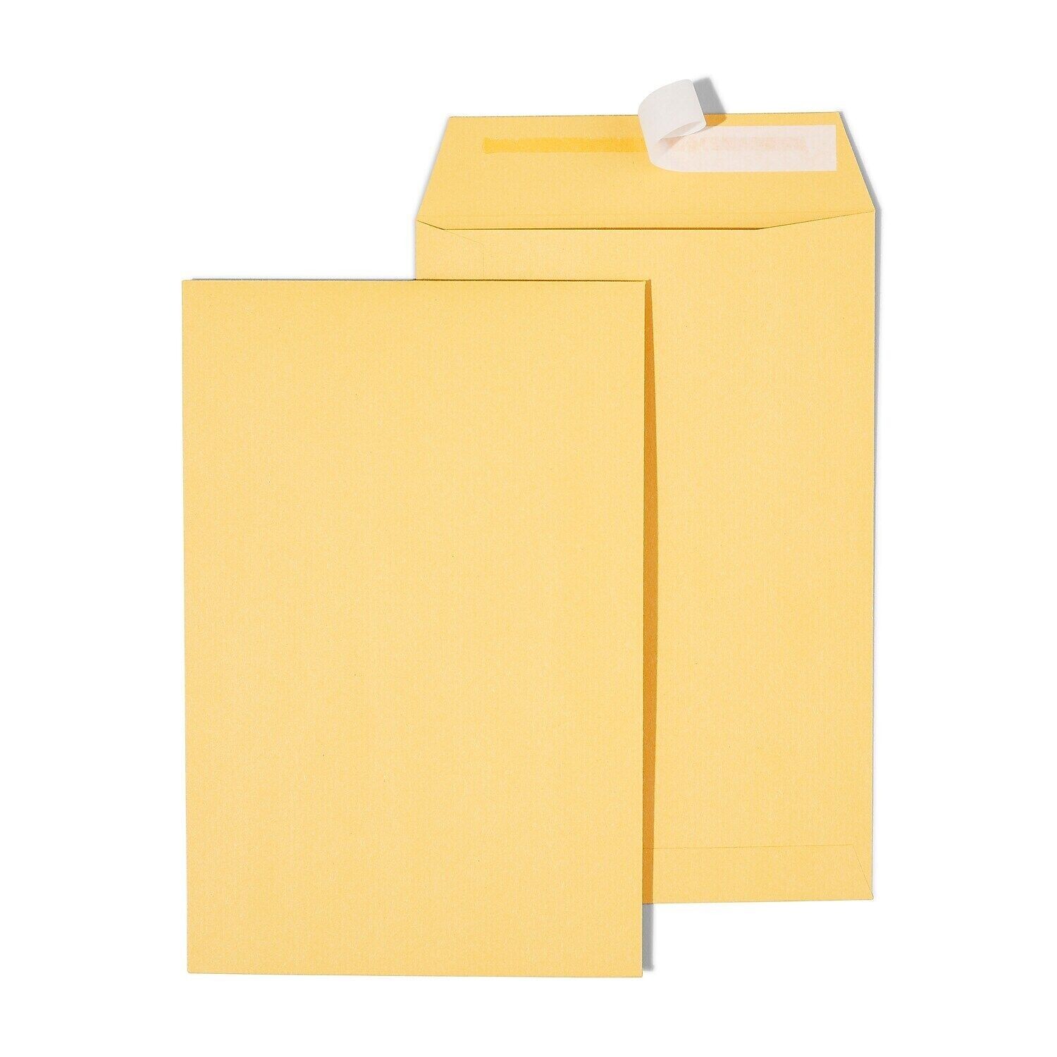 Prinko 5″x9″ Mailing Shipping Kraft Catalog Envelope, Self-Seal, 24Lb, 500/BX