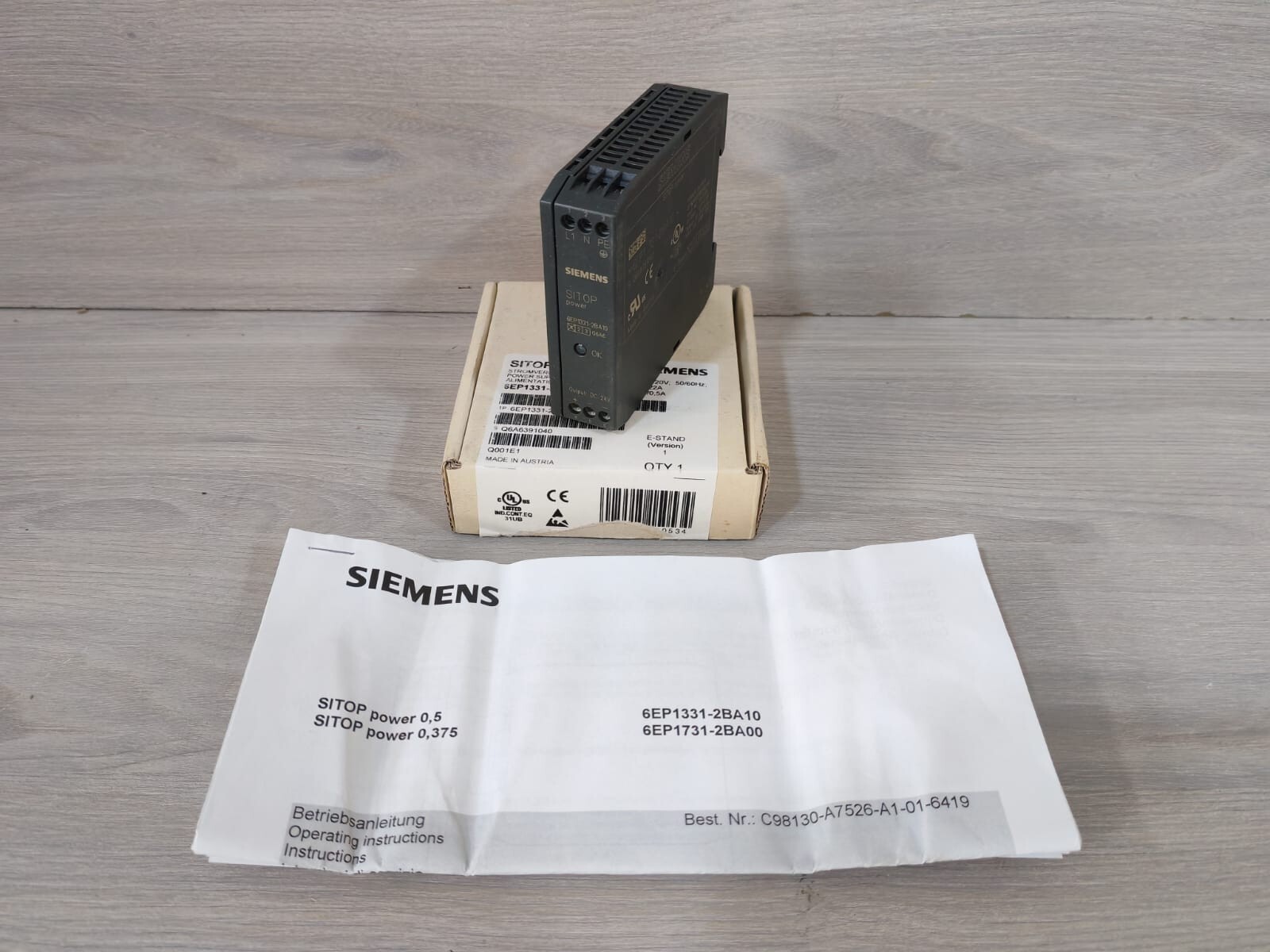 LOT 2 PCS SIEMENS 6EP1331-2BA10 SITOP POWER SUPPLY