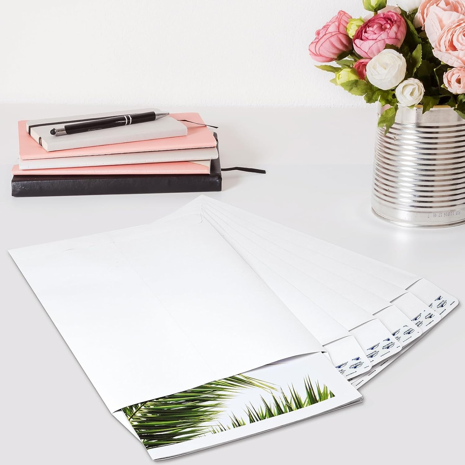 9X12 Self Seal Catalog Envelopes 250 Packs White Envelopes with Peel and Seal Fl