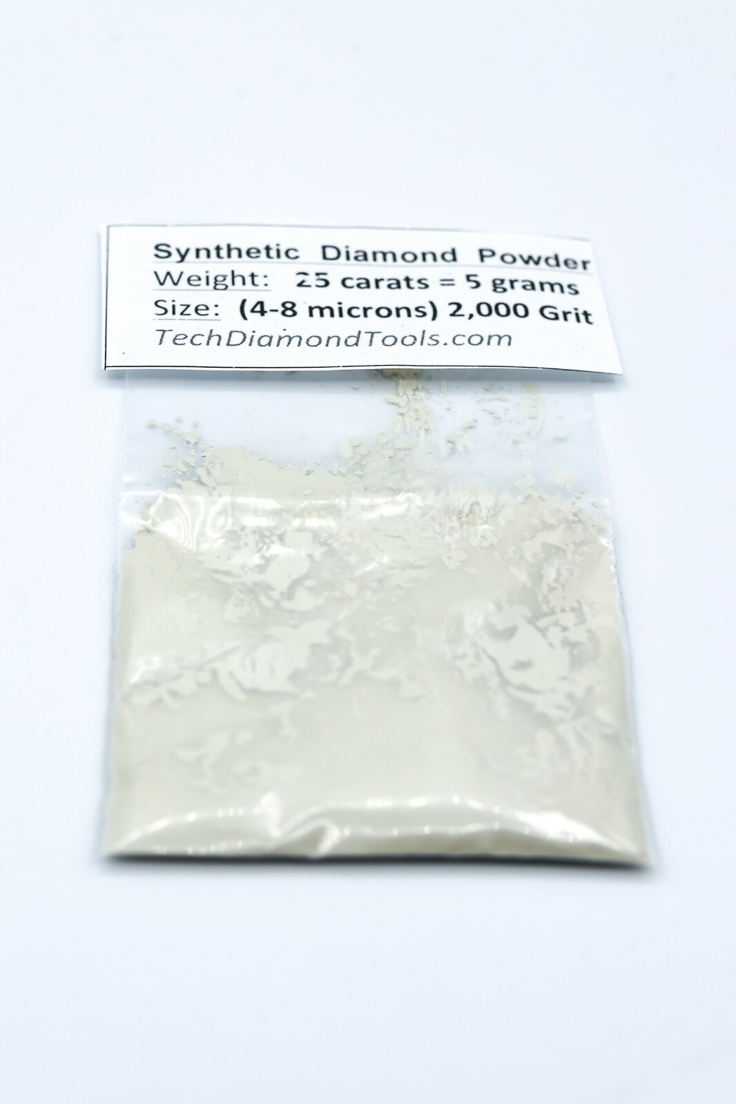 TechDiamondTools Diamond Powder 2,000 Grit 4-8 Microns, 25 cts = 5 Grams