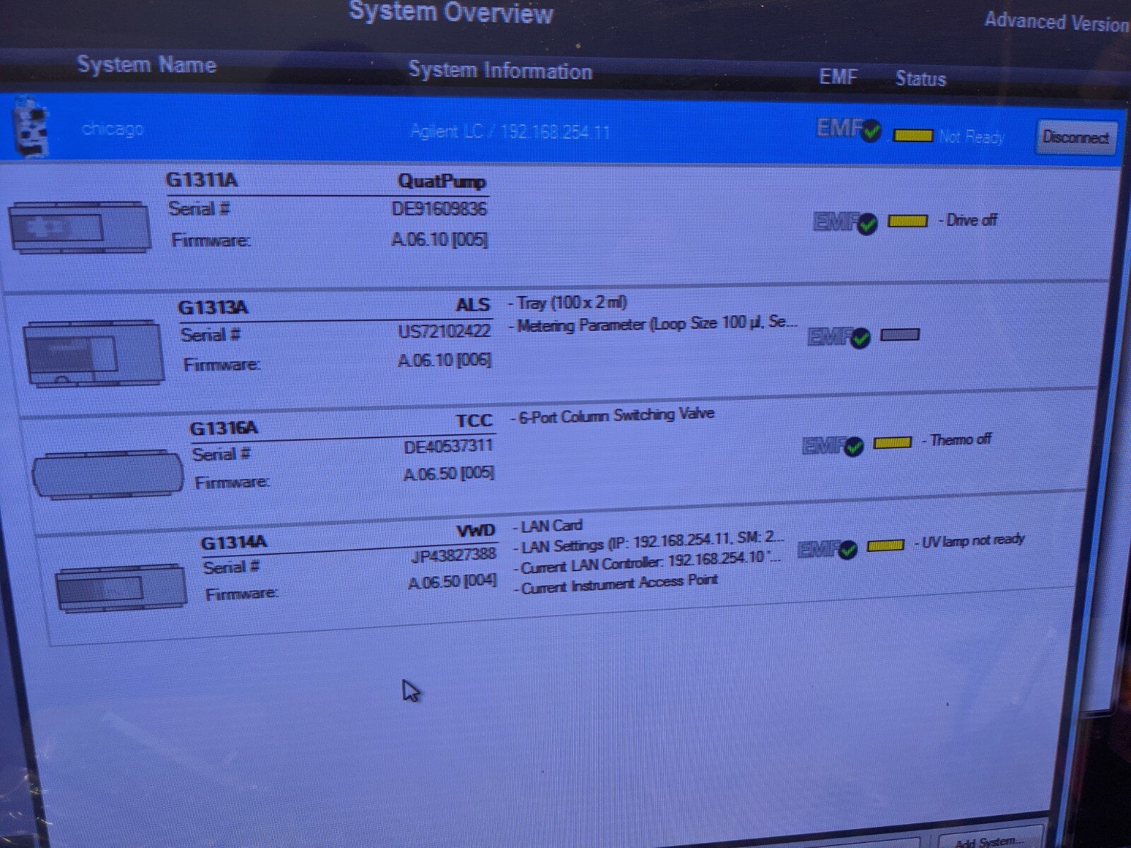 Agilent 1100 HPLC System Complete, tested and methods