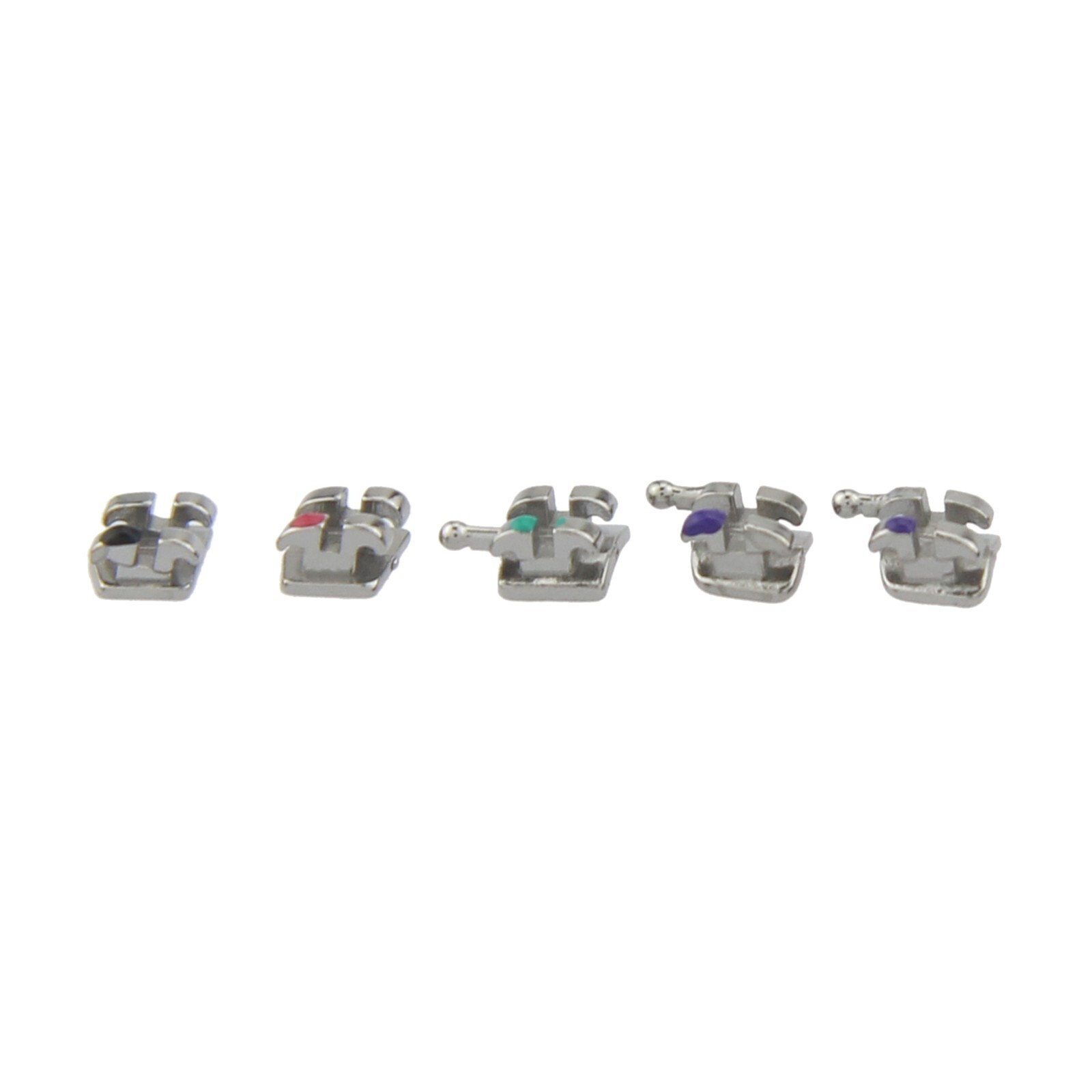 US Dental Orthodontic Metal Brackets MIM Mini Braces Roth MBT 022 018 345 Hooks