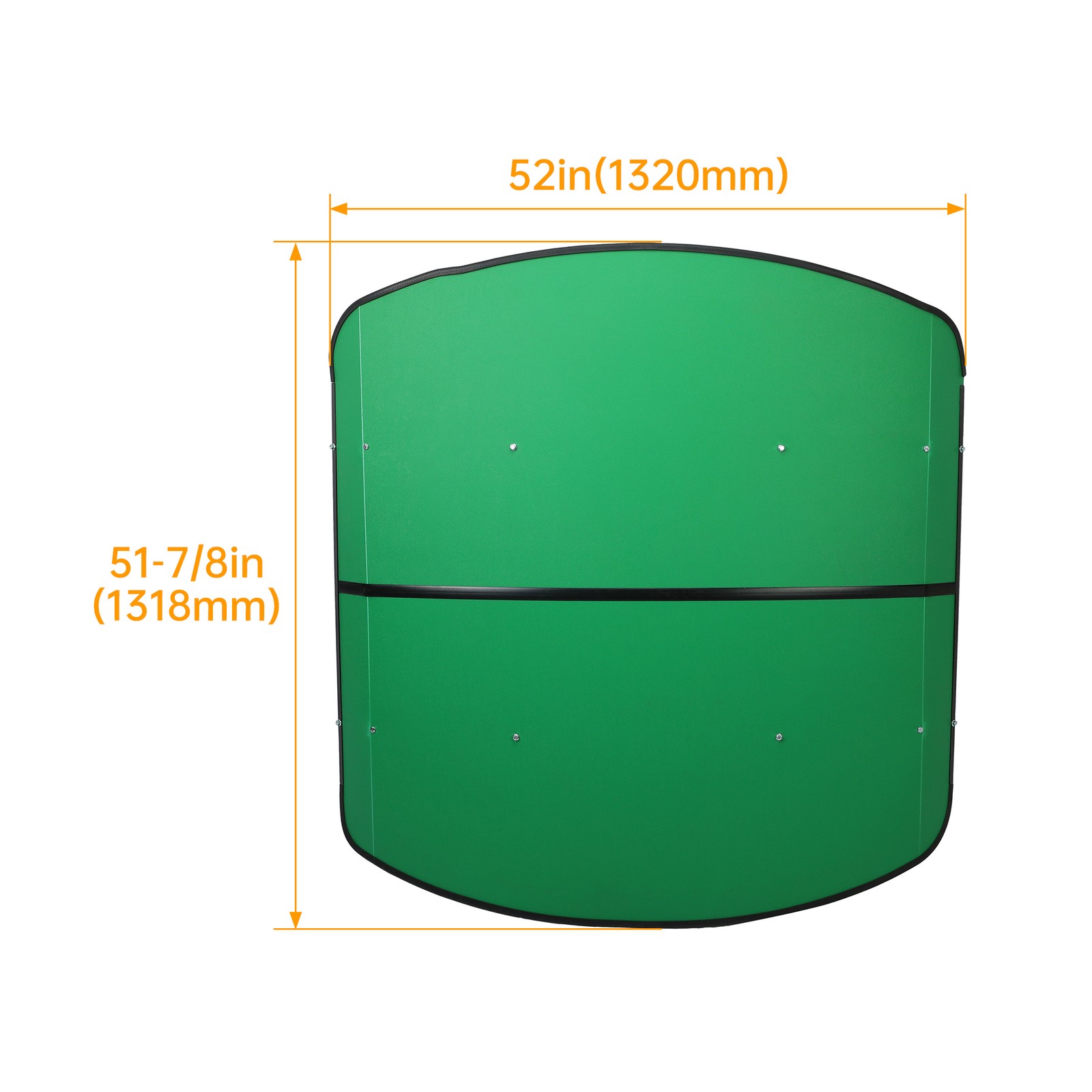 Green Tuff Top Tractor ROPS Canopy 52″ X 52″ For Tractor Mowers Umbrella