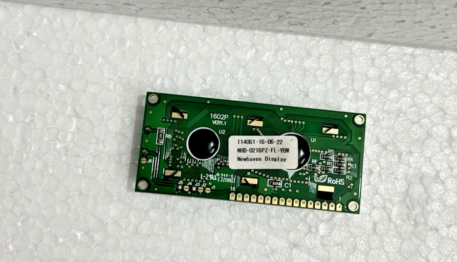 NEWHAVEN DISPLAY INTL CHARACTER LCD DISPLAY MODULE NHD-0216PZ-FL-YBW