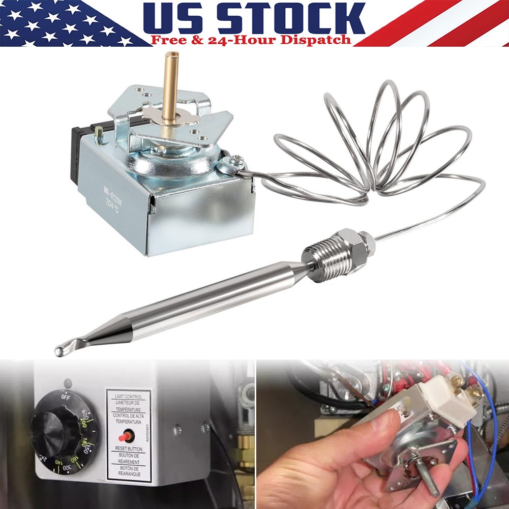 60125401 Thermostat 200-400F Rx Millivolt for Pitco,Imperial,Dean,Blodgett Fryer