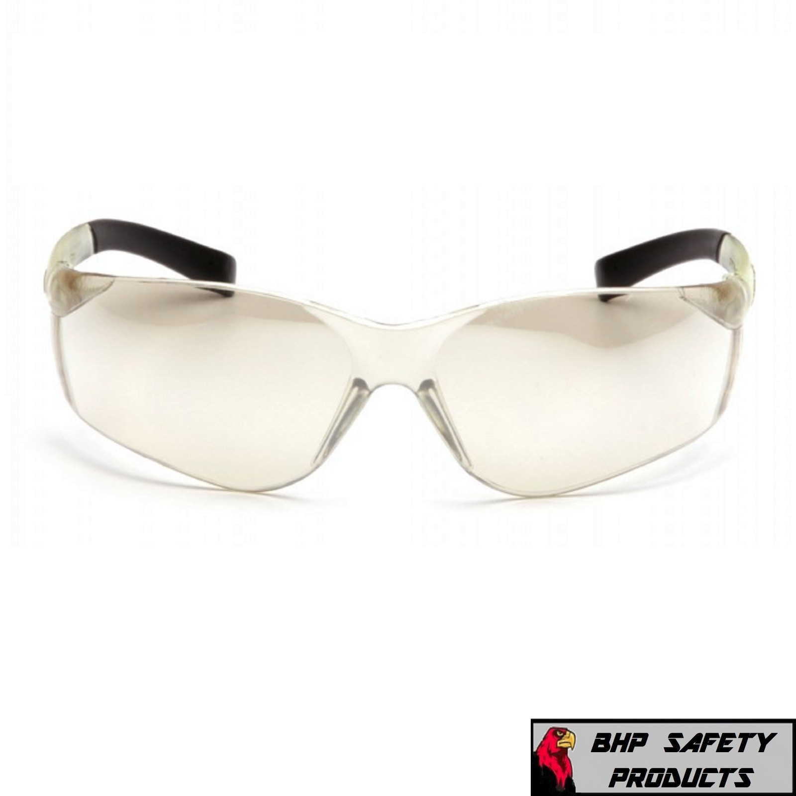 PYRAMEX ZTEK SAFETY GLASSES I/O MIRROR INDOOR/OUTDOOR LENS WORK S2580S (12 PAIR)
