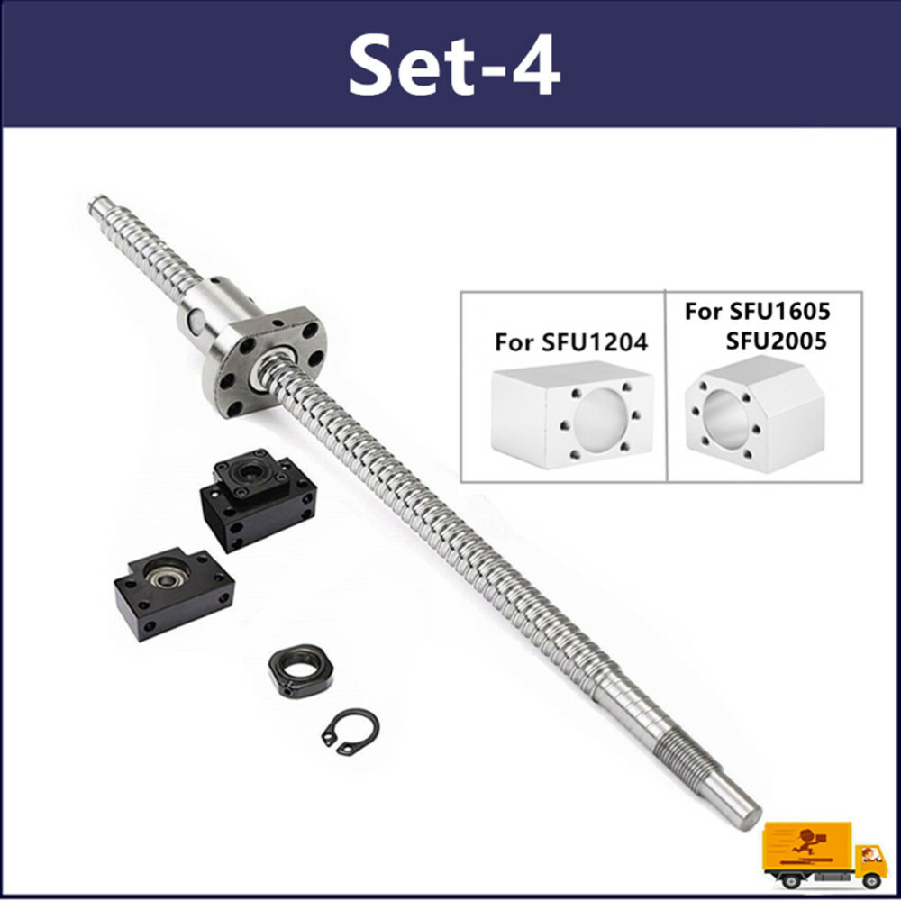 BallScrew SFU1605/SFU1204/SFU2005/2505/1610/1604 End Machine&Housing&Support kit