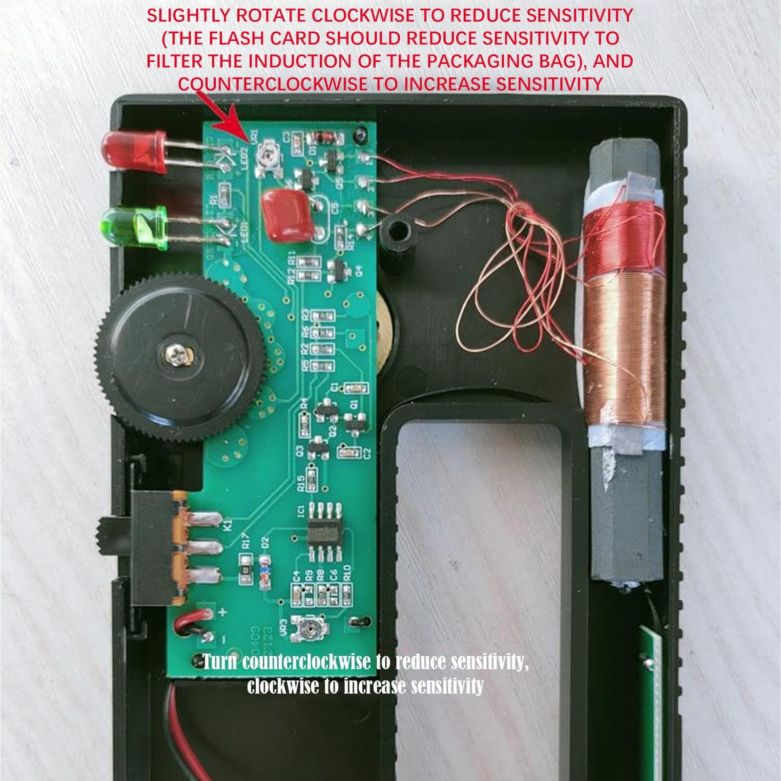 Handheld Wpp123 Wire Pipe Power Detector, Wall Scanner Metal Detector Adjustable
