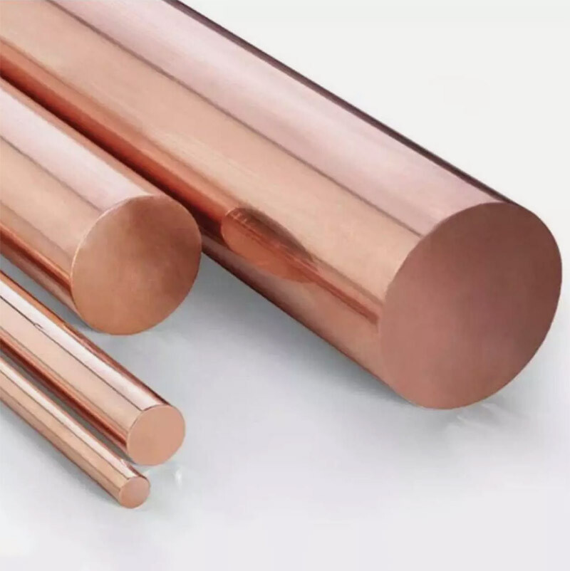 1/2pcs φ8-100mm Length100/150/200/250/300mm 99.9%Pure Copper T2 Cu Round Rar Rod