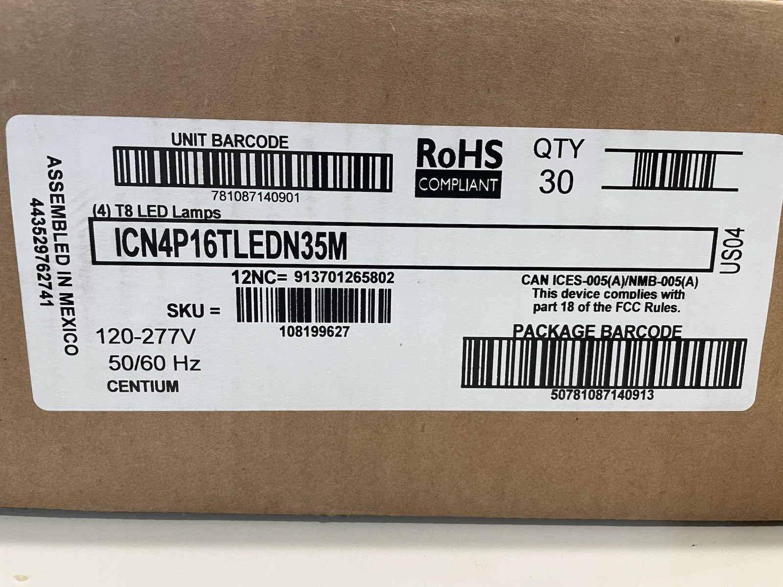 Advance Icn4p16tledn35m Drivers New In Box (30 Per Box)