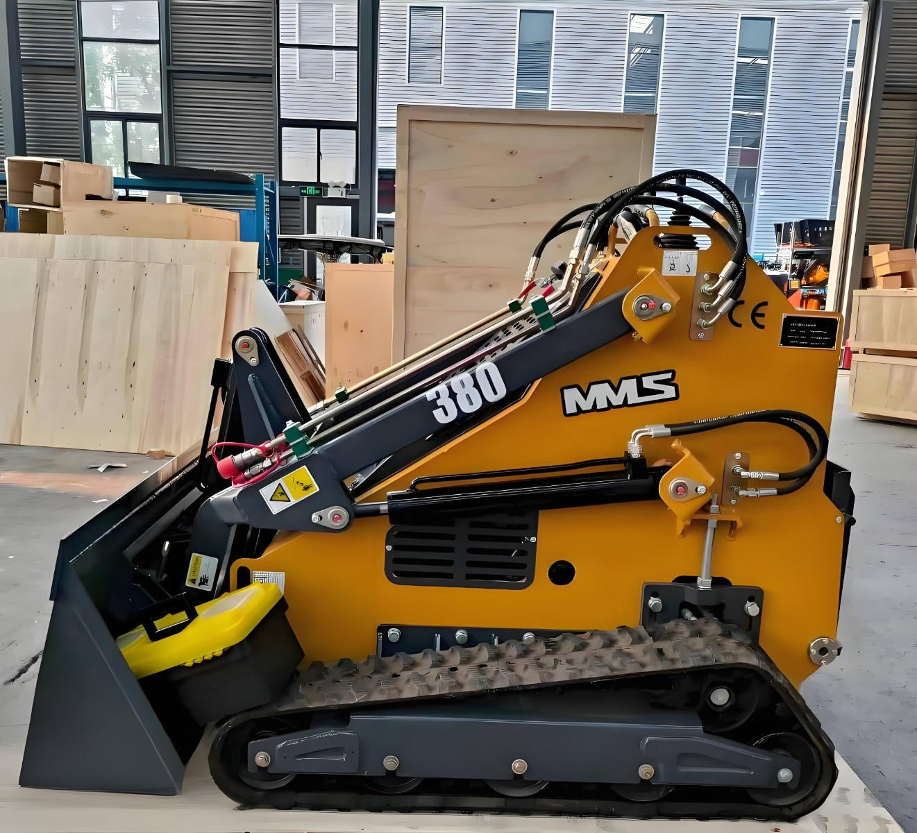 MMS 2025 Free Shiping Crawler Mini Skid Steer Loader with EPA 23HP Engine in USA