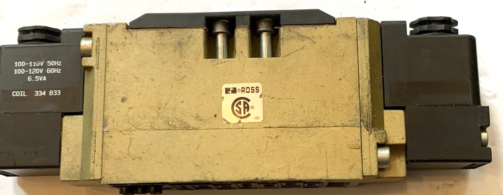 ROSS W6576A2407 PNEUMATIC SOLENOID VALVE, BAR 2-10 $25 + FREE SHIPPING