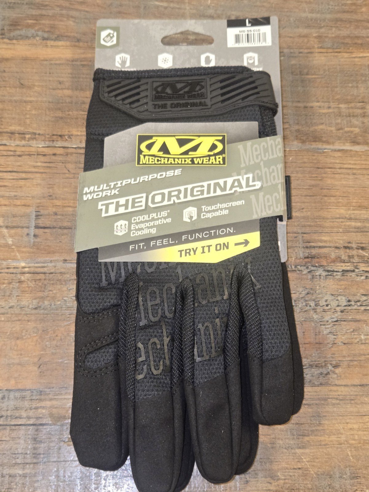 New! Mechanix Wear MG-55-010 The Original Work Gloves, Covert Size Large – NWT!