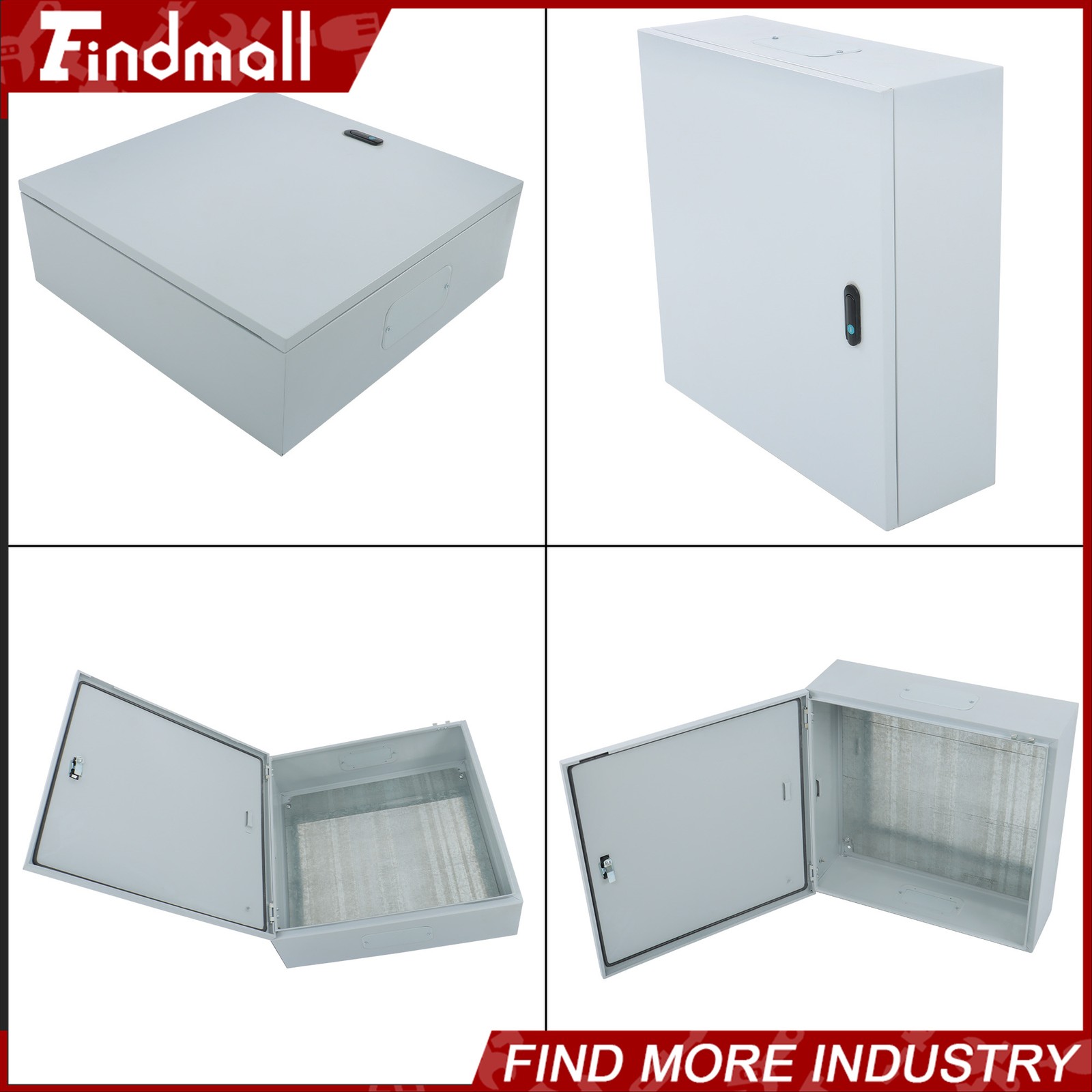 Findmall Electrical Box 24 x 24 x 8” NEMA 4X Enclosure Waterproof Junction Box