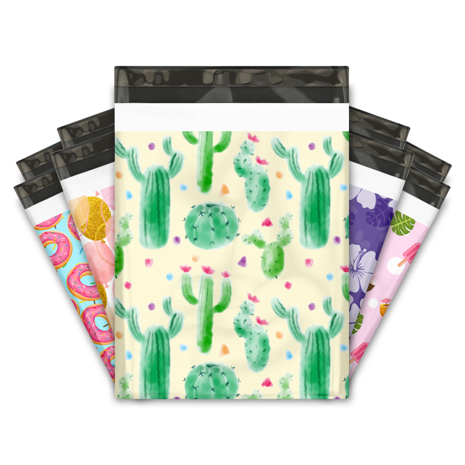 10×13″ Designer Poly Mailers Shipping Envelopes Premium Colorful Printed Bags