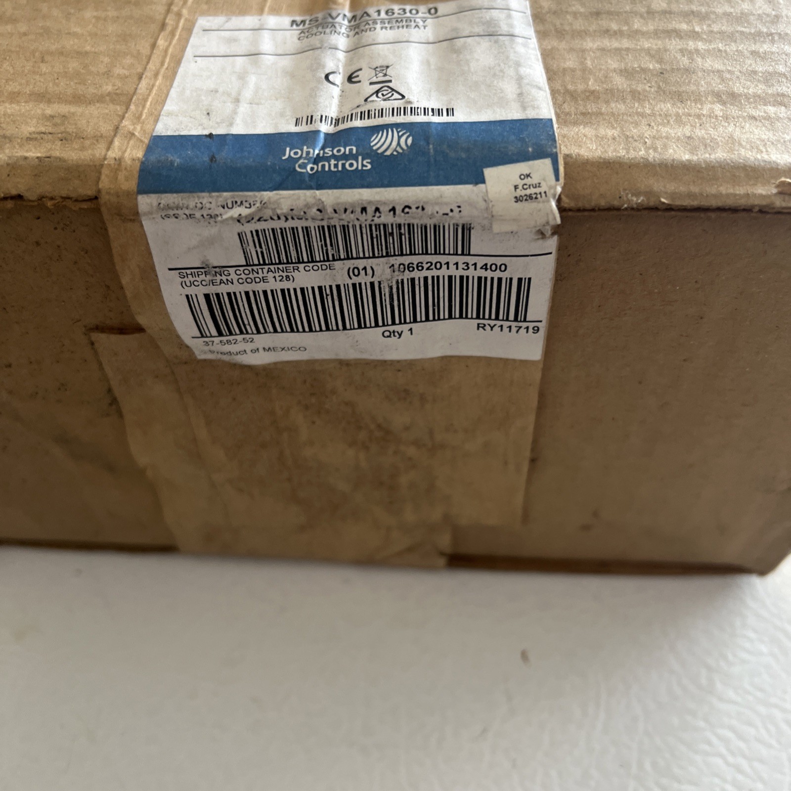 NEW – Johnson Controls VMA-Controller, MS-VMA-1630-0, Factory Sealed