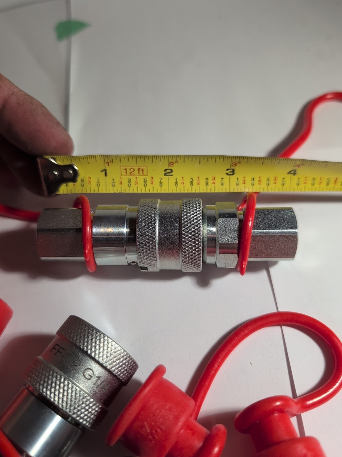 Chinese Mini Excavator Hydraulic Quick Connects Flat Face Set 1/4″ For 2…