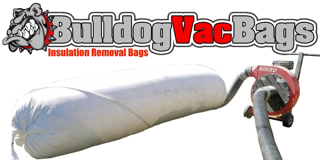 20 BulldogVacBags Multipurpose Insulation Removal Vacuum Bags No-Tear GUARANTEED