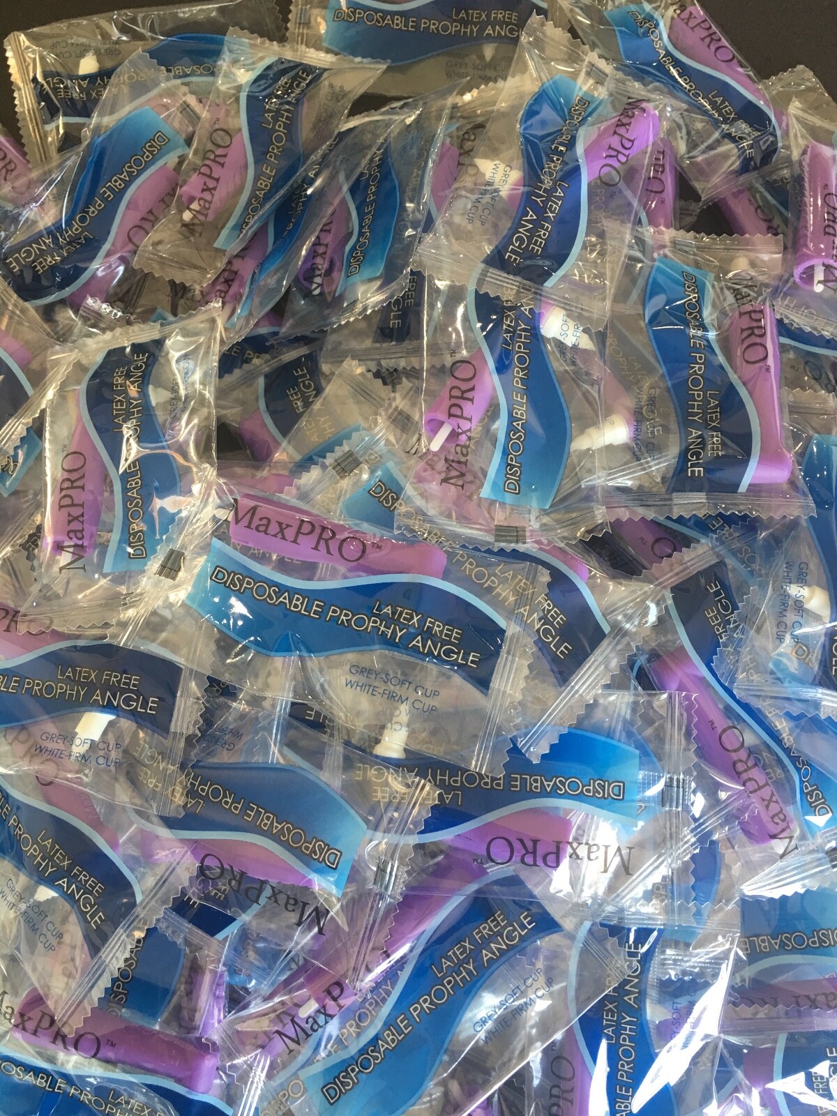 Prophy Brush Tapered 100pcs Dental Disposable prophylaxis Angles MaxPRO