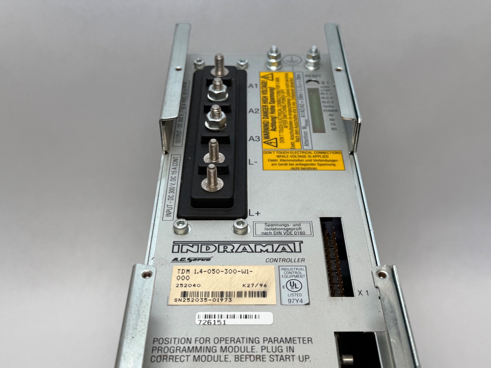 Indramat TDM-1.4-050-300-W1-000 AC Servo Drive Controller