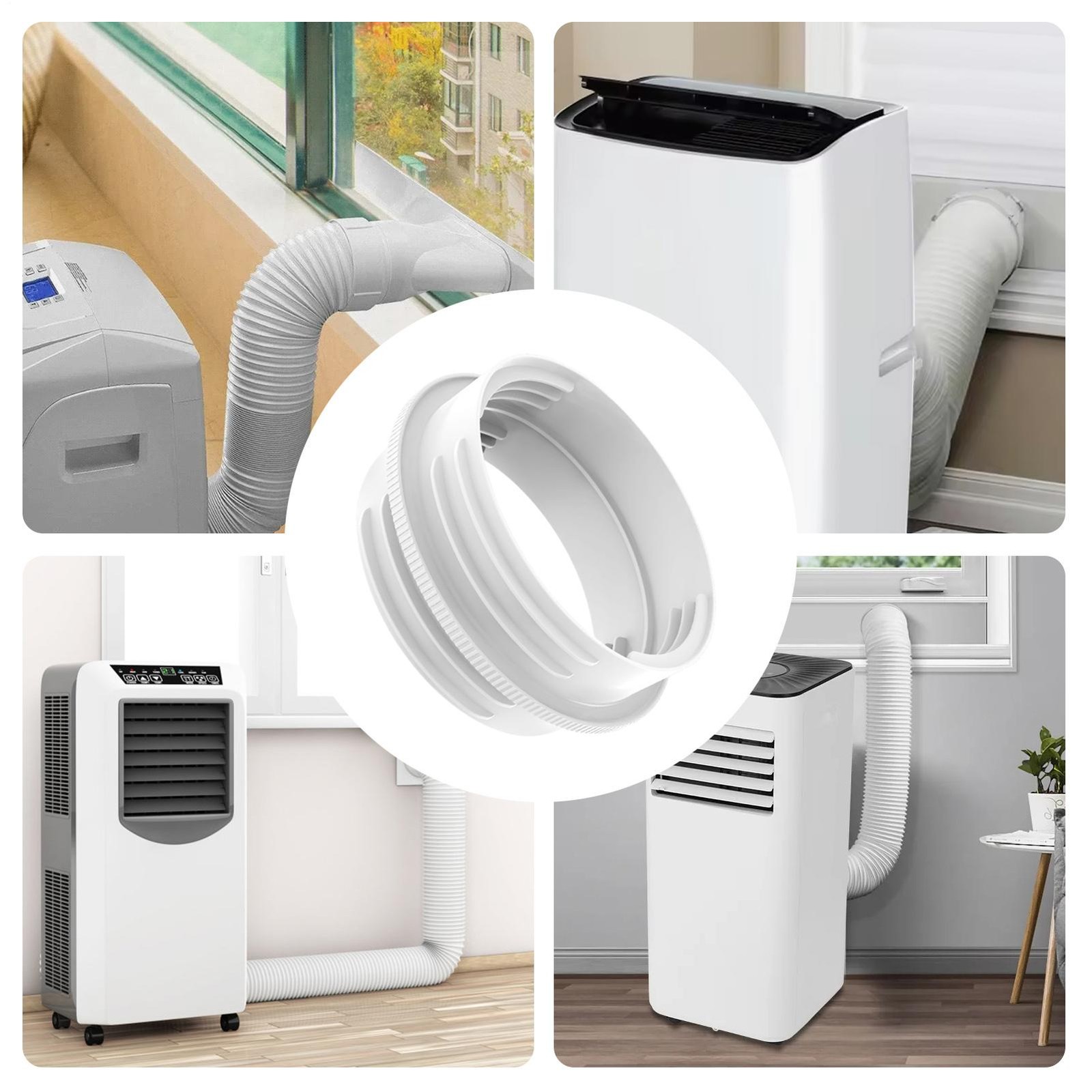 Portable Air Conditioner Hose Connector, Universal Exhaust Hose Coupler