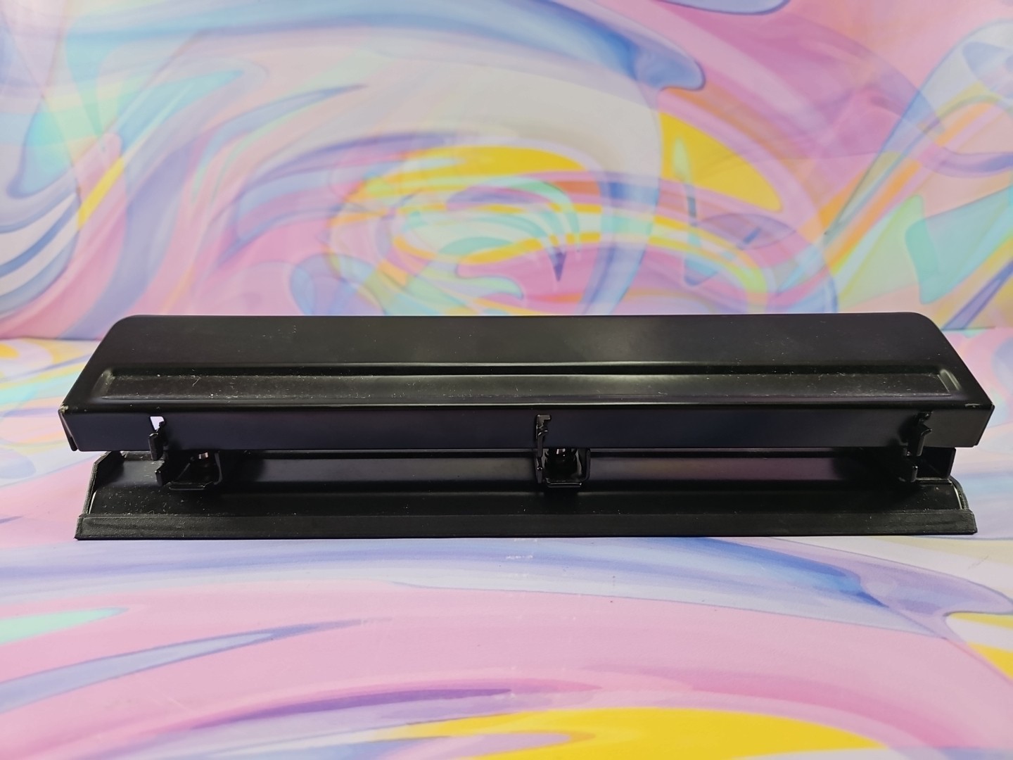 Unbranded/Generic 3-Hole Punch 10” Black Tested/Works Adjustable